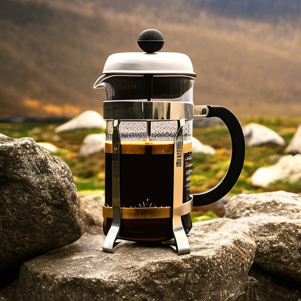 Brew Delicious Coffee with a Plunger French Press Step by Step Tut Grounded Drops