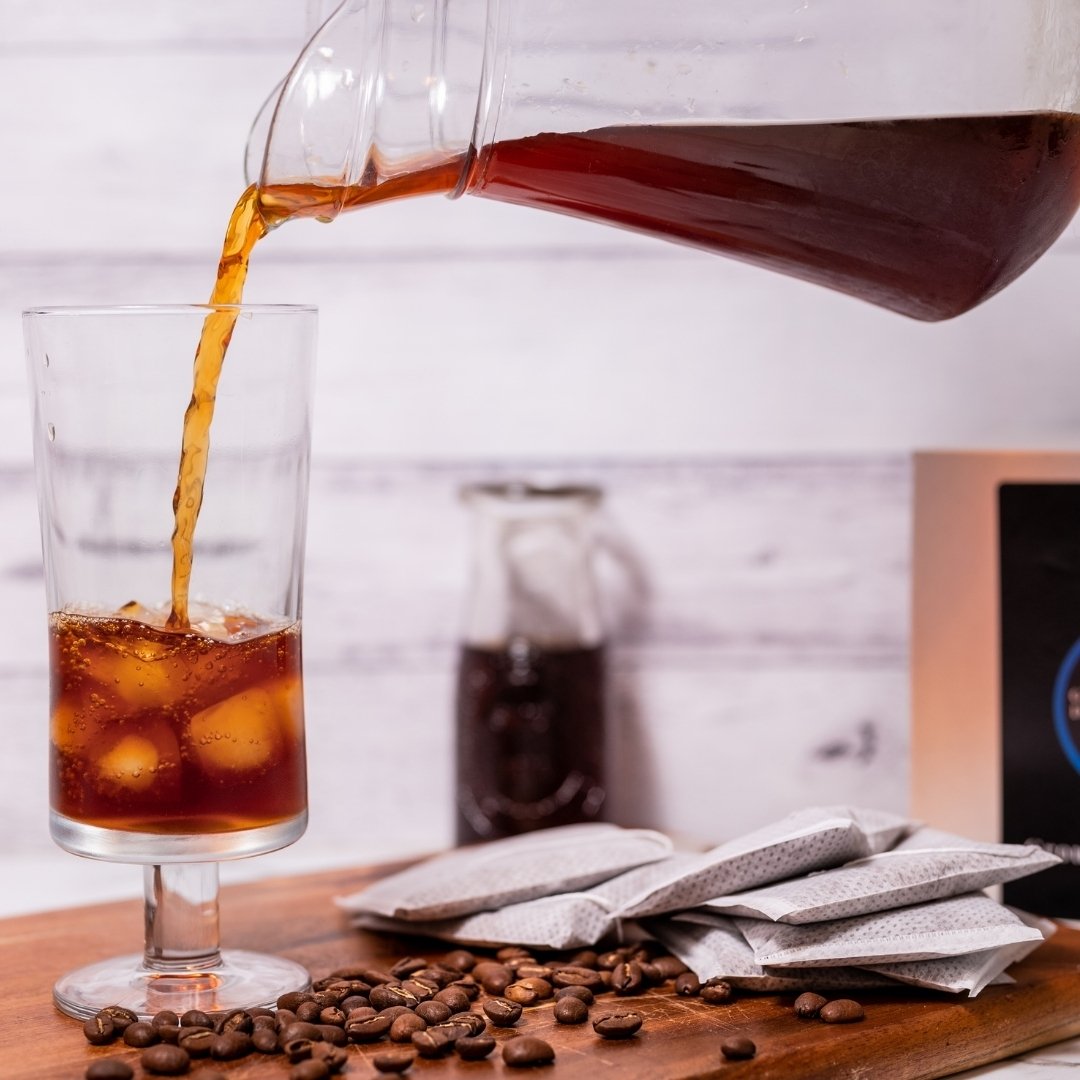 Cold brew coffee bags Grounded Drops