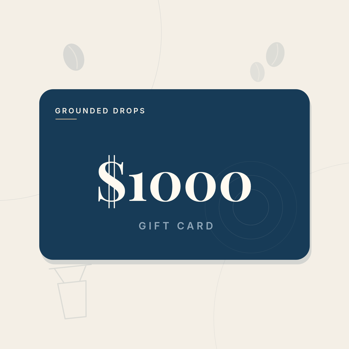 Grounded Drops $1000 gift card