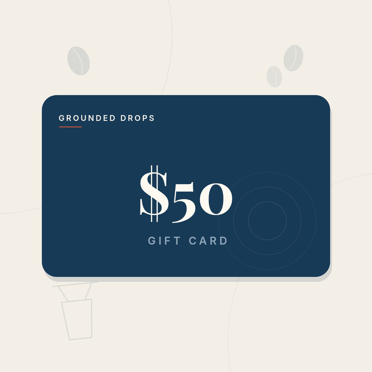 Grounded Drops $50 gift card