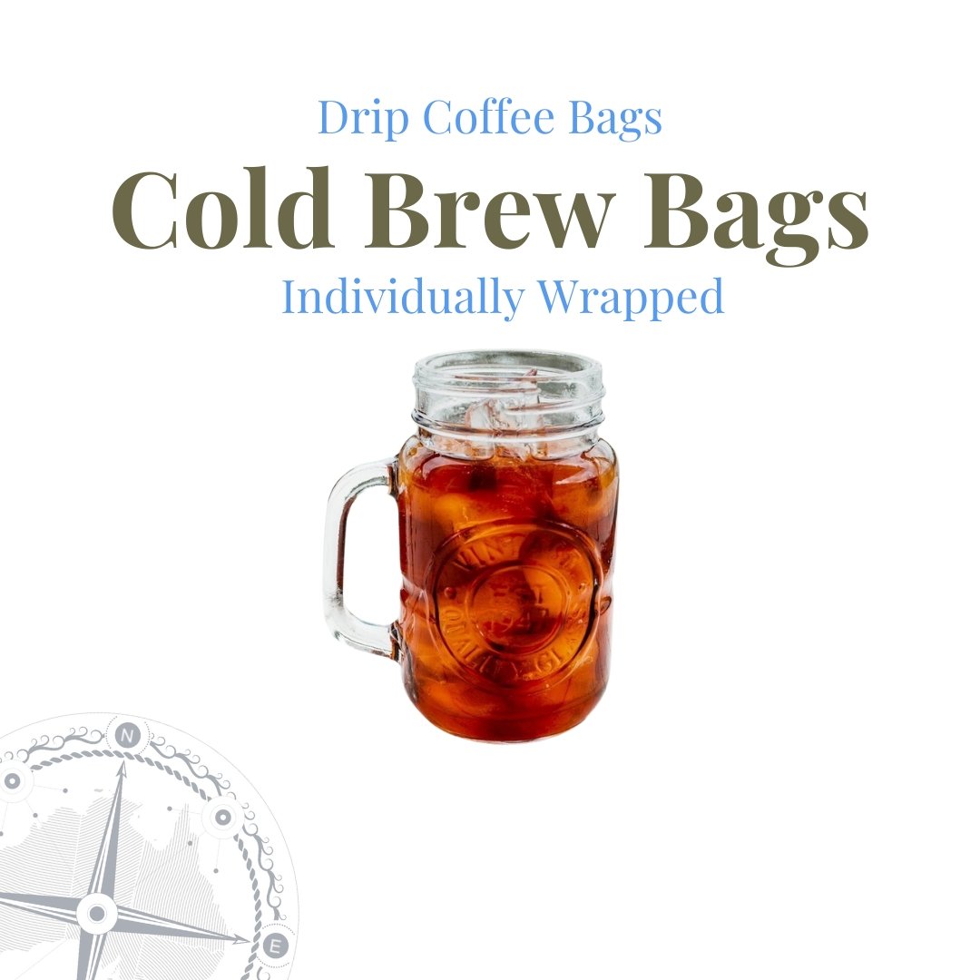 Cold Brew Coffee Bags - #Groundeddrops#