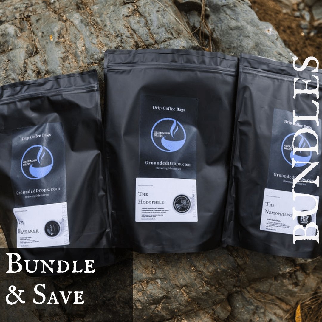 Drip Coffee Bag Bundles - #Groundeddrops#